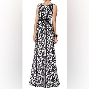 ZESICA Women's Backless Sketching Gown Sleeveless Evening Maxi Dress